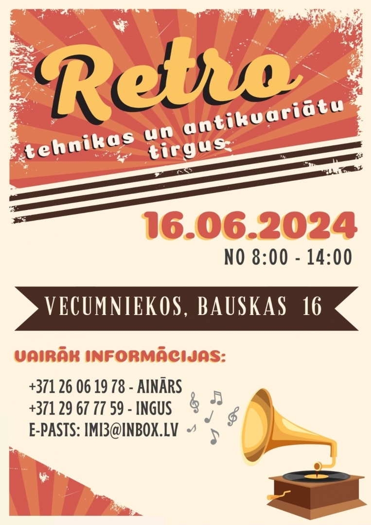 Retro tehnikas un antikvariātu tirgus