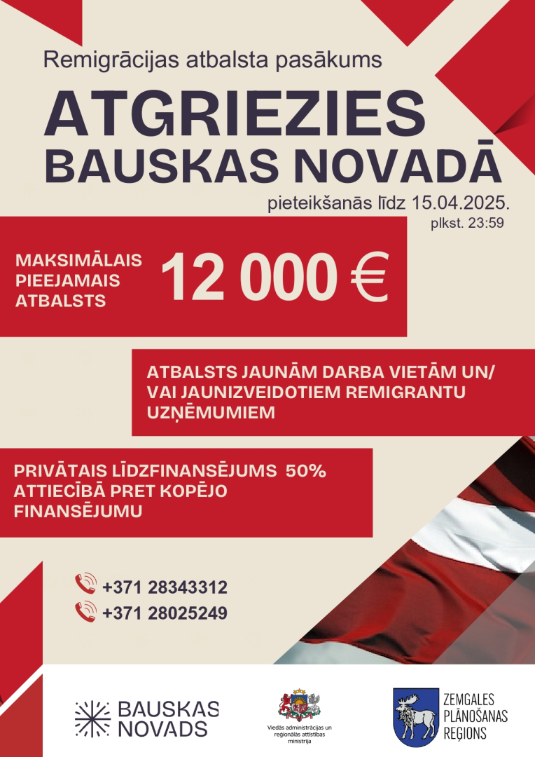 Atgriezies Bauskas novadā