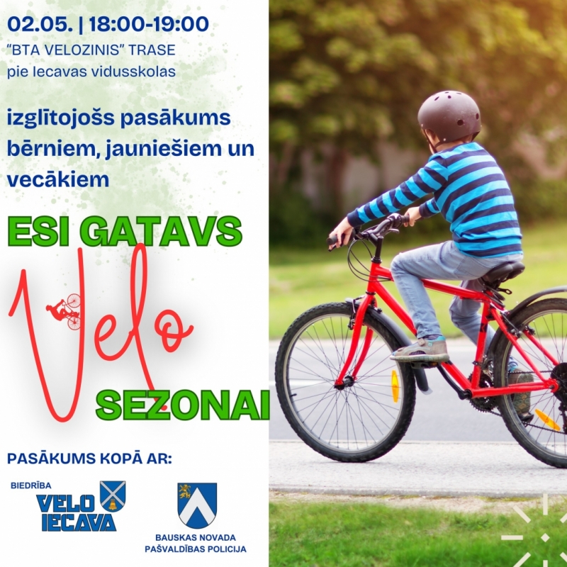 Esi gatavs velo sezonai