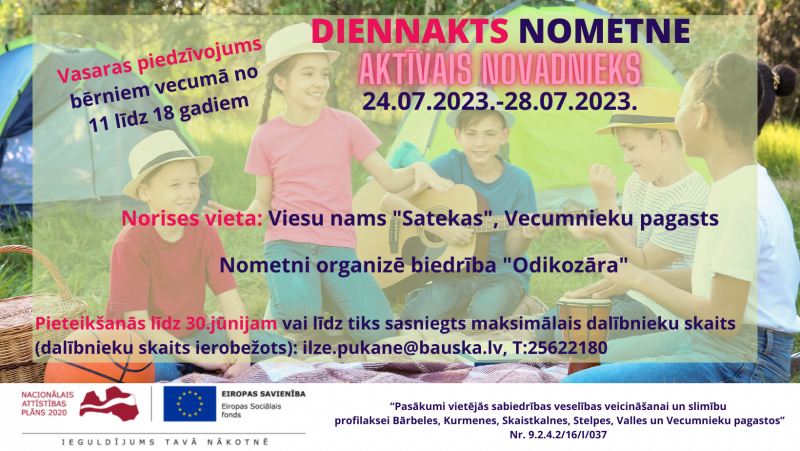 Nometne "Aktīvais novadnieks"