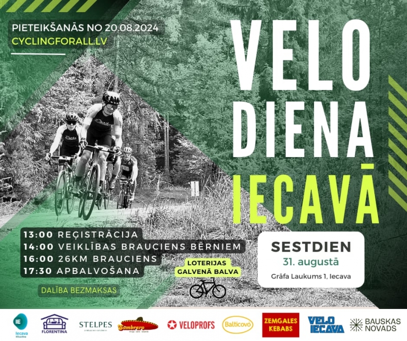 Velo IE 2024 dienas kārtība