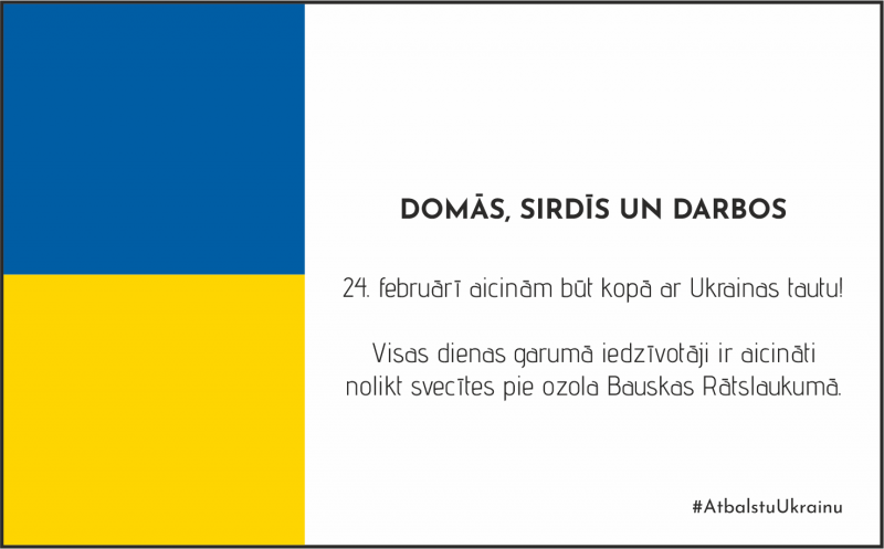 24. februārī pieminēsim karadarbības Ukrainā gadadienu